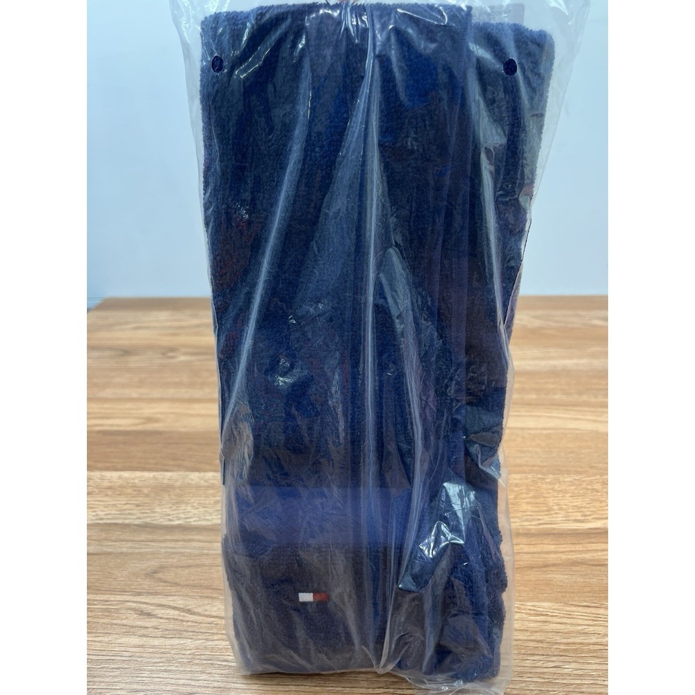 Tommy Hilfiger Modern American Solid Cotton Hand Towel - Peacoat (Dark Blue) NEW